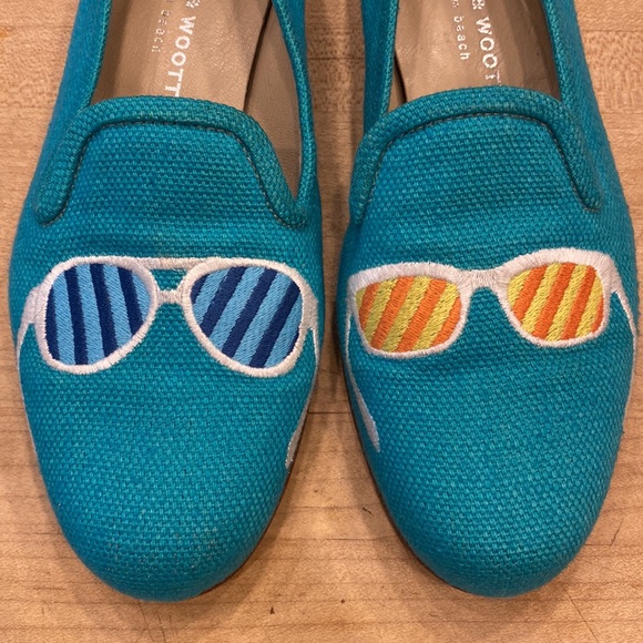 Stubbs & Wootton Woven Needlepoint Sunglasses Loafers - Picture 2 of 8